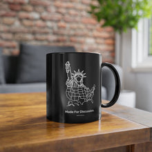 Load image into Gallery viewer, Made For Discussion - Black Coffee Cup, 11oz
