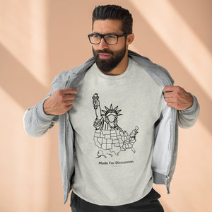 Made For Discussion - Unisex Premium Crewneck Sweatshirt
