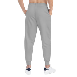 Let's Have A Discussion (Grey) - Athletic Joggers (AOP)